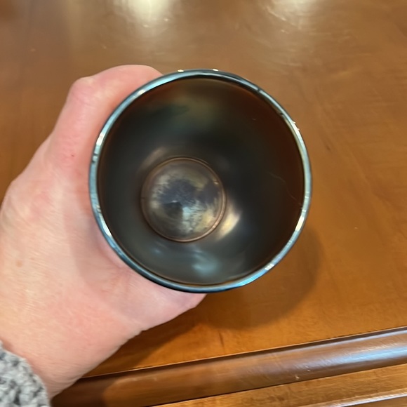 Carnival Glass Fenton Tumbler in the "Cherry Blossom" pattern in Ionized… - Picture 2 of 4